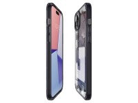 Capa Spigen Ultra Hybrid Mag com MagSafe para iPhone 15 Plus - Cinza Escuro (Estampa Zero One) Capa Spigen Ultra Hybrid Mag com MagSafe para iPhone 15 Plus - Cinza Escuro (Estampa Zero One)