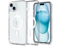 Capa Spigen Ultra Hybrid Mag com MagSafe para iPhone 15 Plus - Branca Capa Spigen Ultra Hybrid Mag com MagSafe para iPhone 15 Plus - Branca