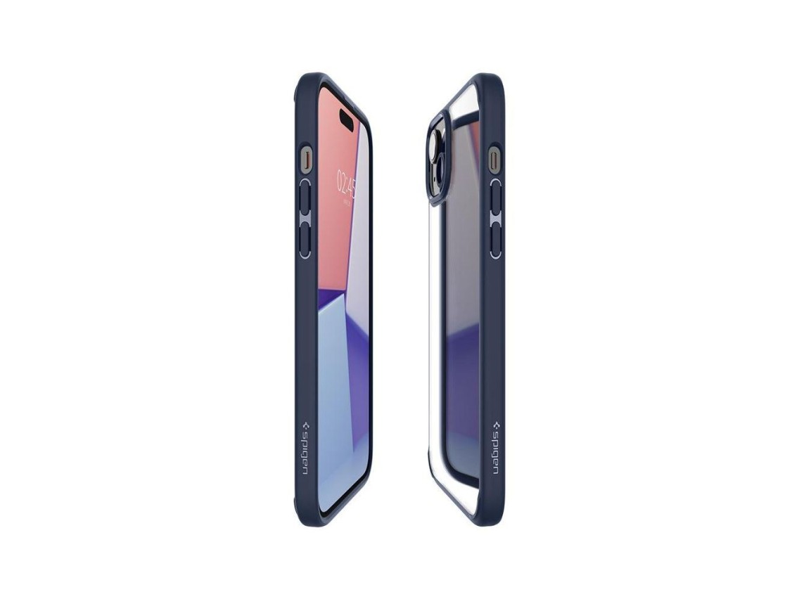 Funda Spigen Ultra Hybrid para iPhone 15 Plus - Azul oscuro