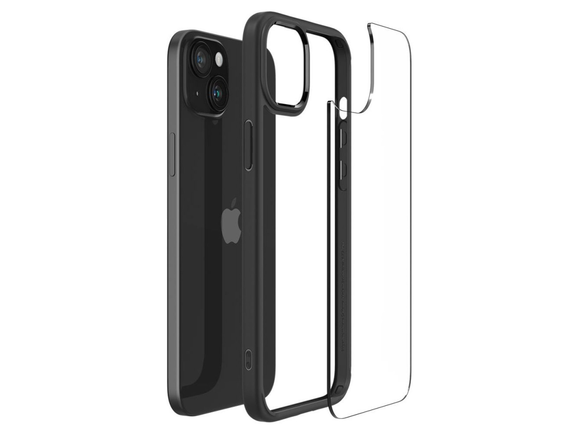 Funda Spigen Ultra Hybrid para iPhone 15 Plus - Negro mate