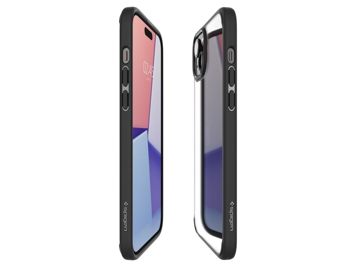 Funda Spigen Ultra Hybrid para iPhone 15 Plus - Negro mate