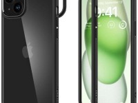 Funda Spigen Ultra Hybrid para iPhone 15 Plus - Negro mate Funda Spigen Ultra Hybrid para iPhone 15 Plus - Negro mate