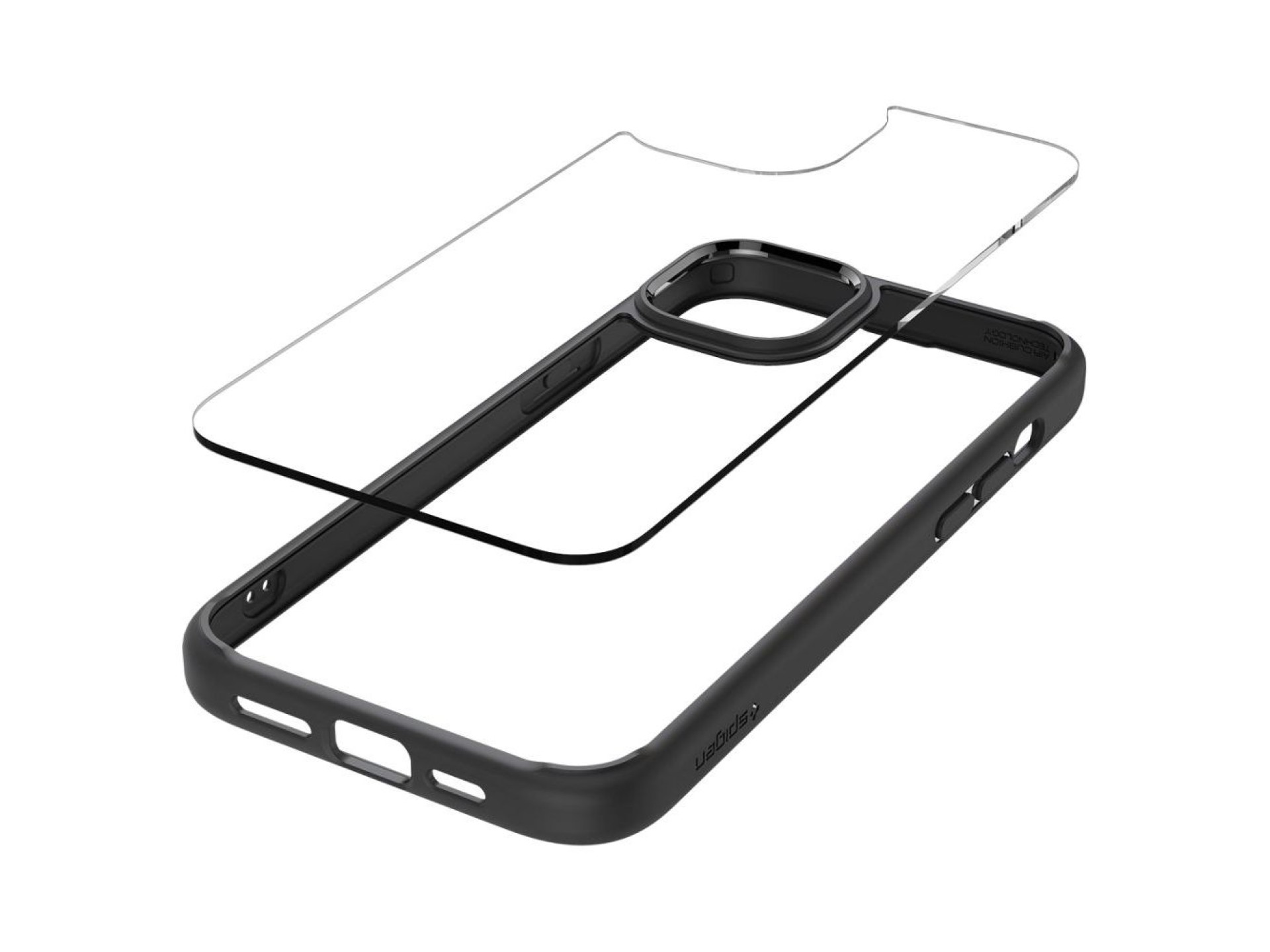 Funda Spigen Ultra Hybrid para iPhone 15 Plus - Negro mate