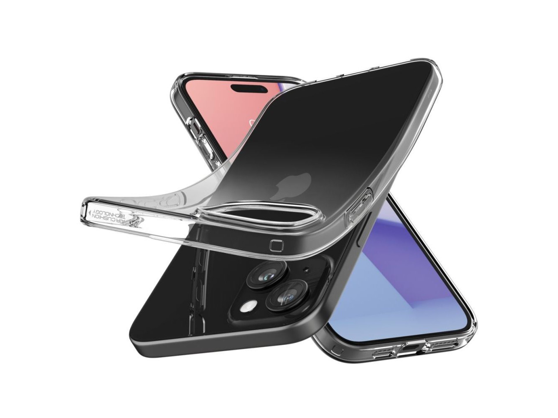 Capa Spigen Liquid Crystal para iPhone 15 Plus - Transparente