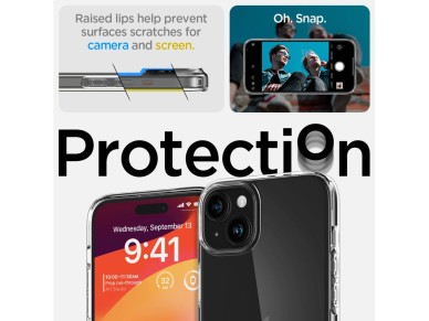 Spigen Liquid Crystal iPhone 15 Plus Case - Clear Spigen Liquid Crystal iPhone 15 Plus Case - Clear