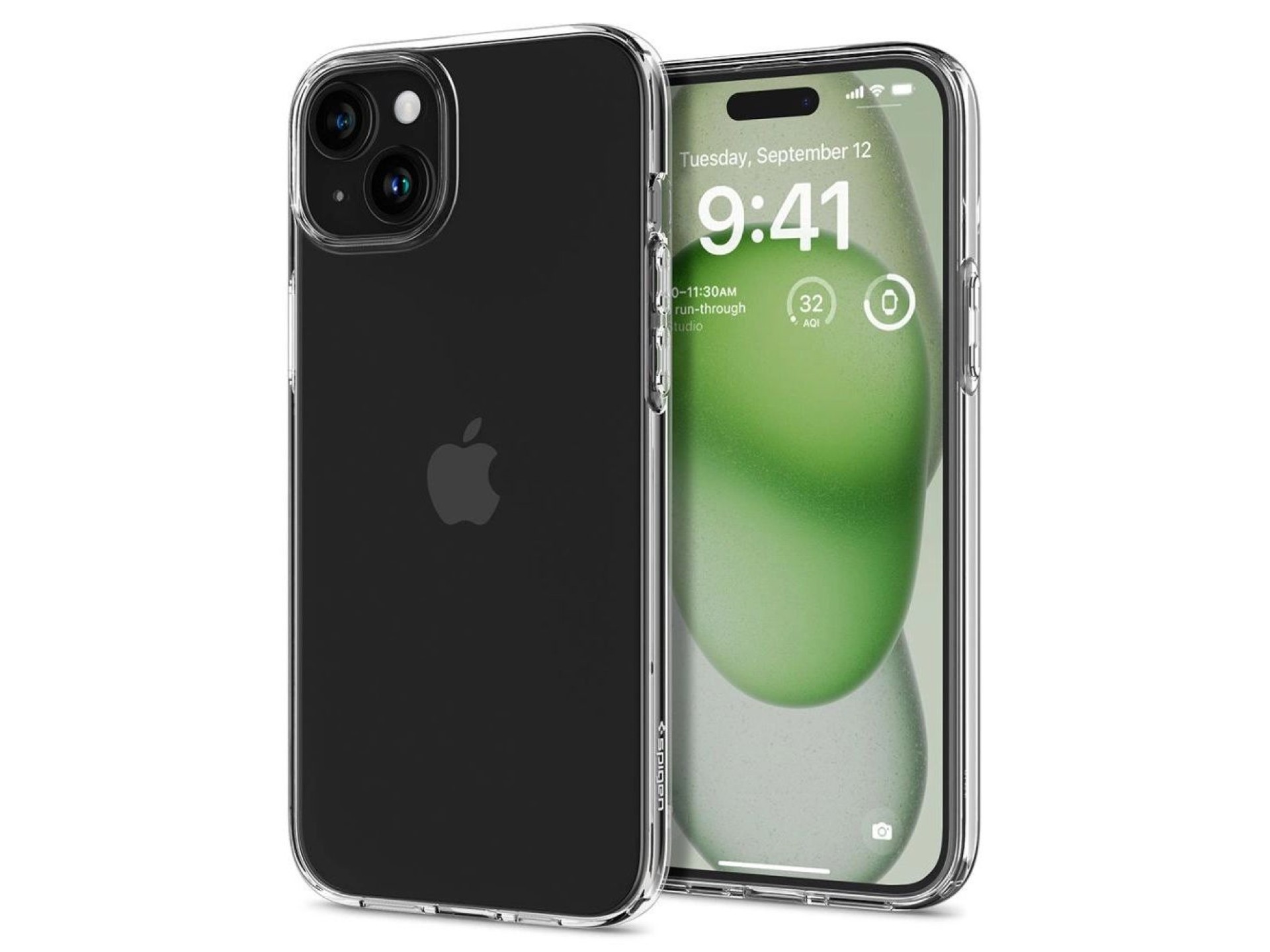 Capa Spigen Liquid Crystal para iPhone 15 Plus - Transparente