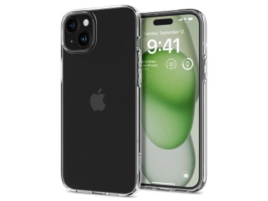 Spigen Liquid Crystal iPhone 15 Plus Case - Clear Spigen Liquid Crystal iPhone 15 Plus Case - Clear
