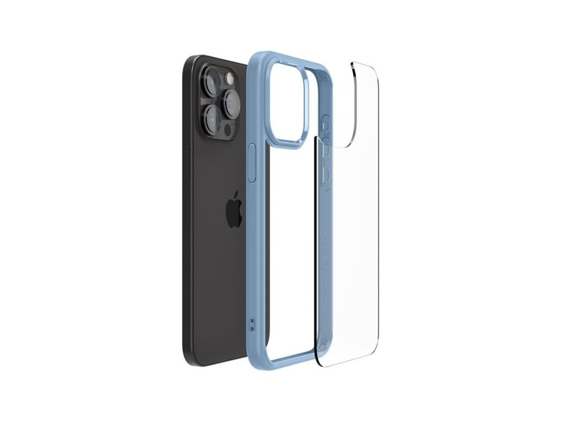Funda Spigen Ultra Hybrid para iPhone 15 Pro Max - Azul claro