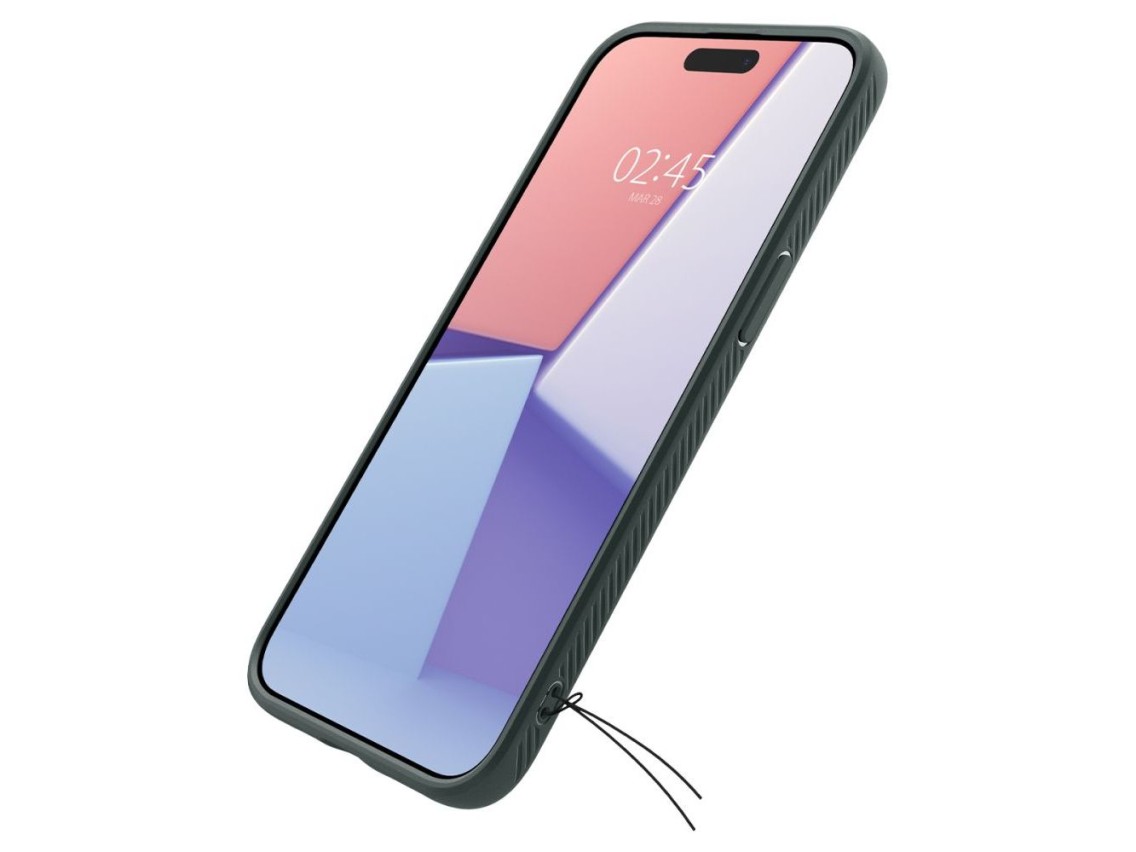 Funda Spigen Liquid Air para iPhone 15 Pro Max - Verde oscuro