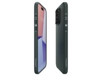 Funda Spigen Liquid Air para iPhone 15 Pro Max - Verde oscuro Funda Spigen Liquid Air para iPhone 15 Pro Max - Verde oscuro