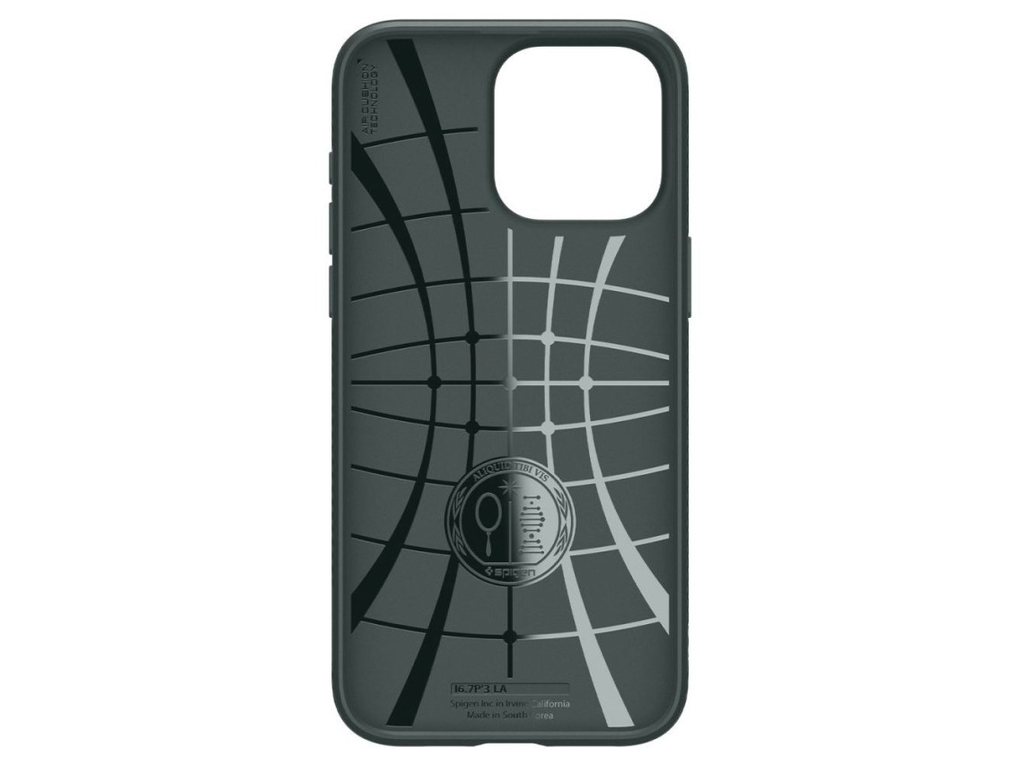 Funda Spigen Liquid Air para iPhone 15 Pro Max - Verde oscuro