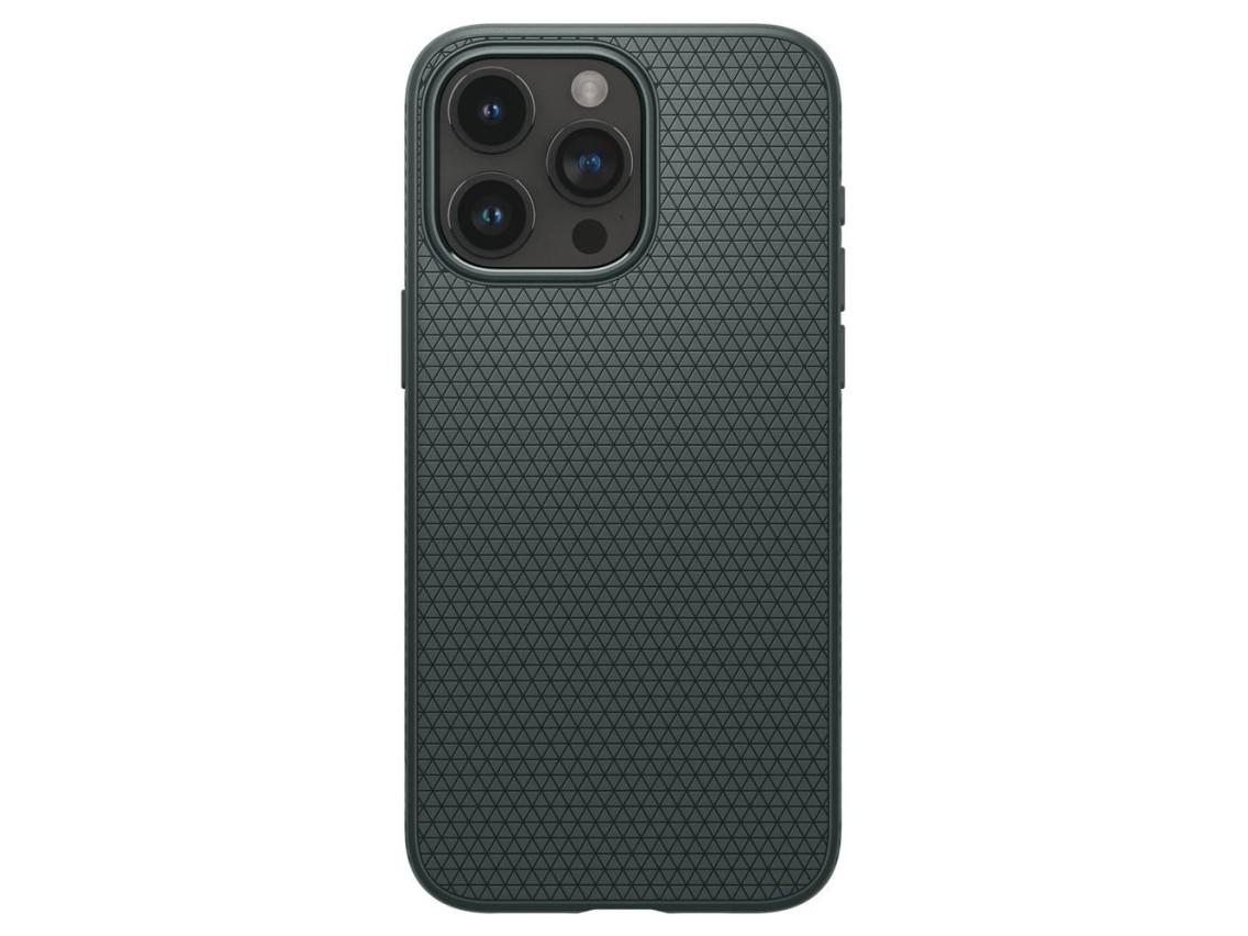 Funda Spigen Liquid Air para iPhone 15 Pro Max - Verde oscuro