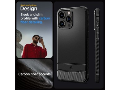 Spigen Rugged Armor Mag Case with MagSafe for iPhone 15 Pro Max - Matte Black Spigen Rugged Armor Mag Case with MagSafe for iPhone 15 Pro Max - Matte Black