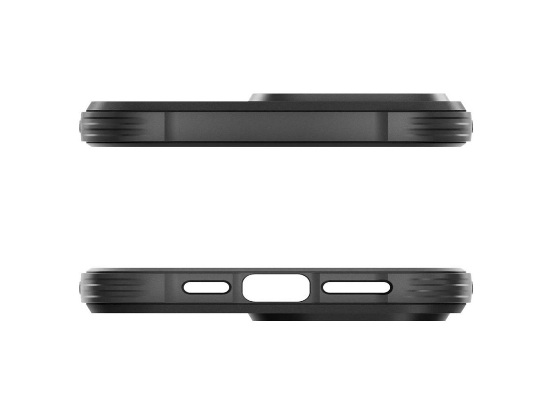 Spigen Rugged Armor Mag Case with MagSafe for iPhone 15 Pro Max - Matte Black