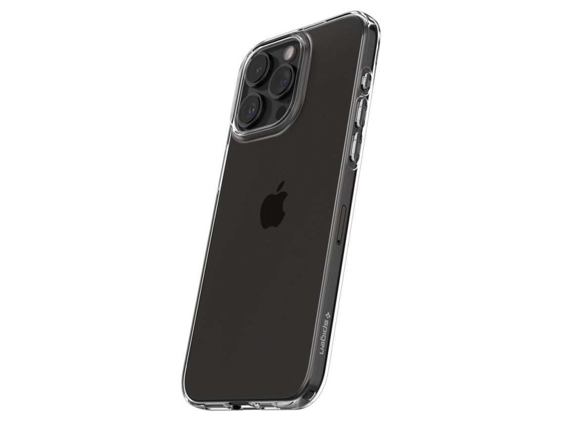 Capa Spigen Liquid Crystal para iPhone 15 Pro Max - Transparente