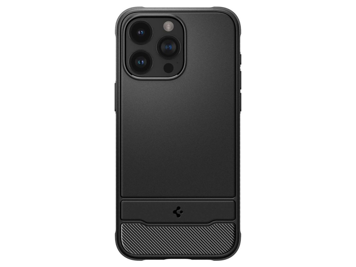 Spigen Rugged Armor Mag Case with MagSafe for iPhone 15 Pro Max - Matte Black