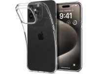 Capa Spigen Liquid Crystal para iPhone 15 Pro Max - Transparente Capa Spigen Liquid Crystal para iPhone 15 Pro Max - Transparente