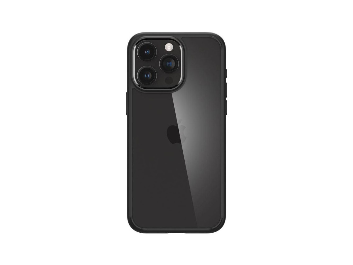 Spigen Crystal Hybrid iPhone 15 Pro Case - Black