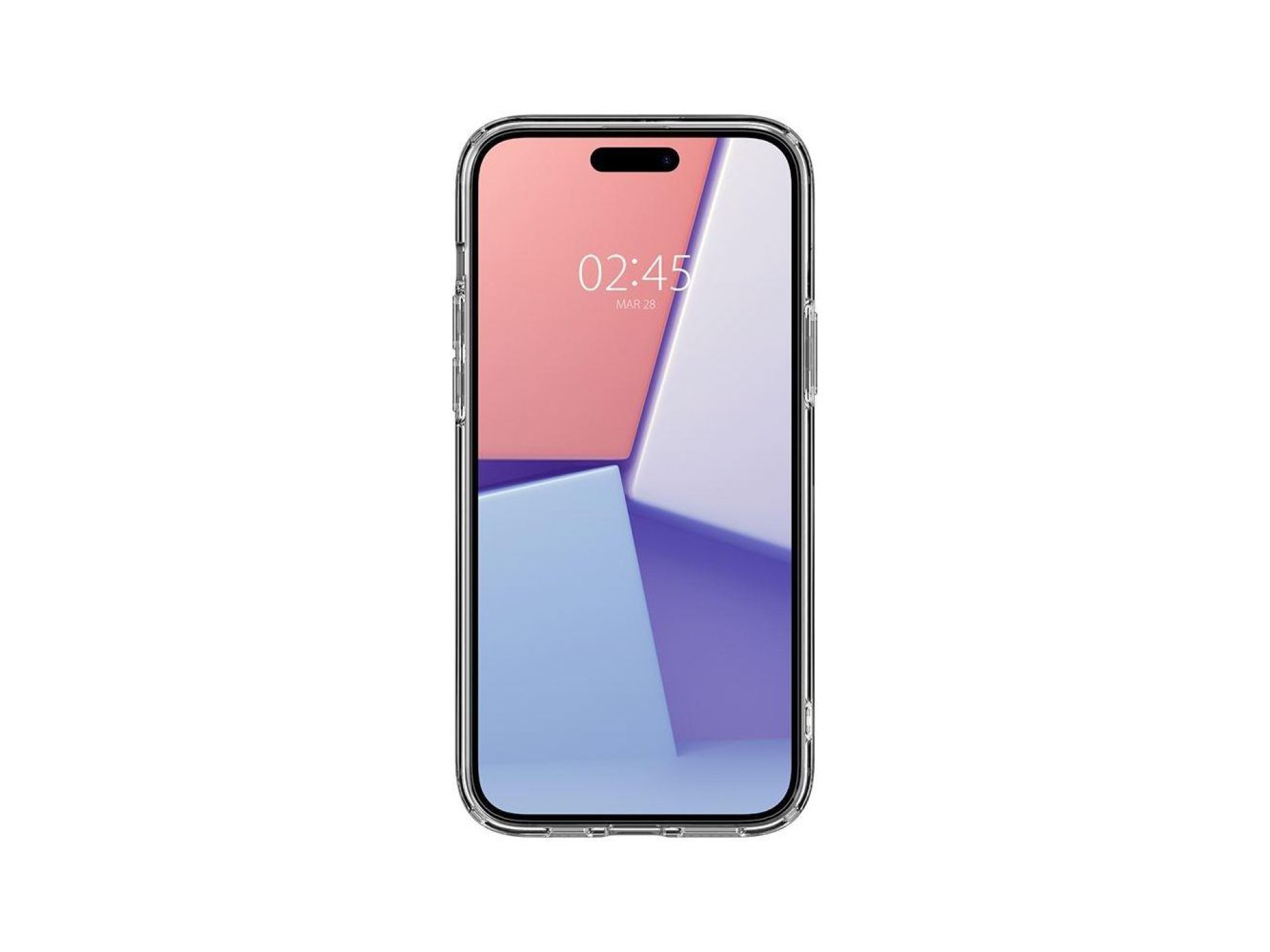Capa Spigen Crystal Hybrid MagSafe para iPhone 15 Plus - Transparente