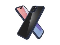 Funda Spigen Crystal Hybrid para iPhone 15 Plus - Azul transparente Funda Spigen Crystal Hybrid para iPhone 15 Plus - Azul transparente