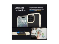 Spigen Crystal Hybrid Case for iPhone 15 Pro Max - Clear Beige Spigen Crystal Hybrid Case for iPhone 15 Pro Max - Clear Beige