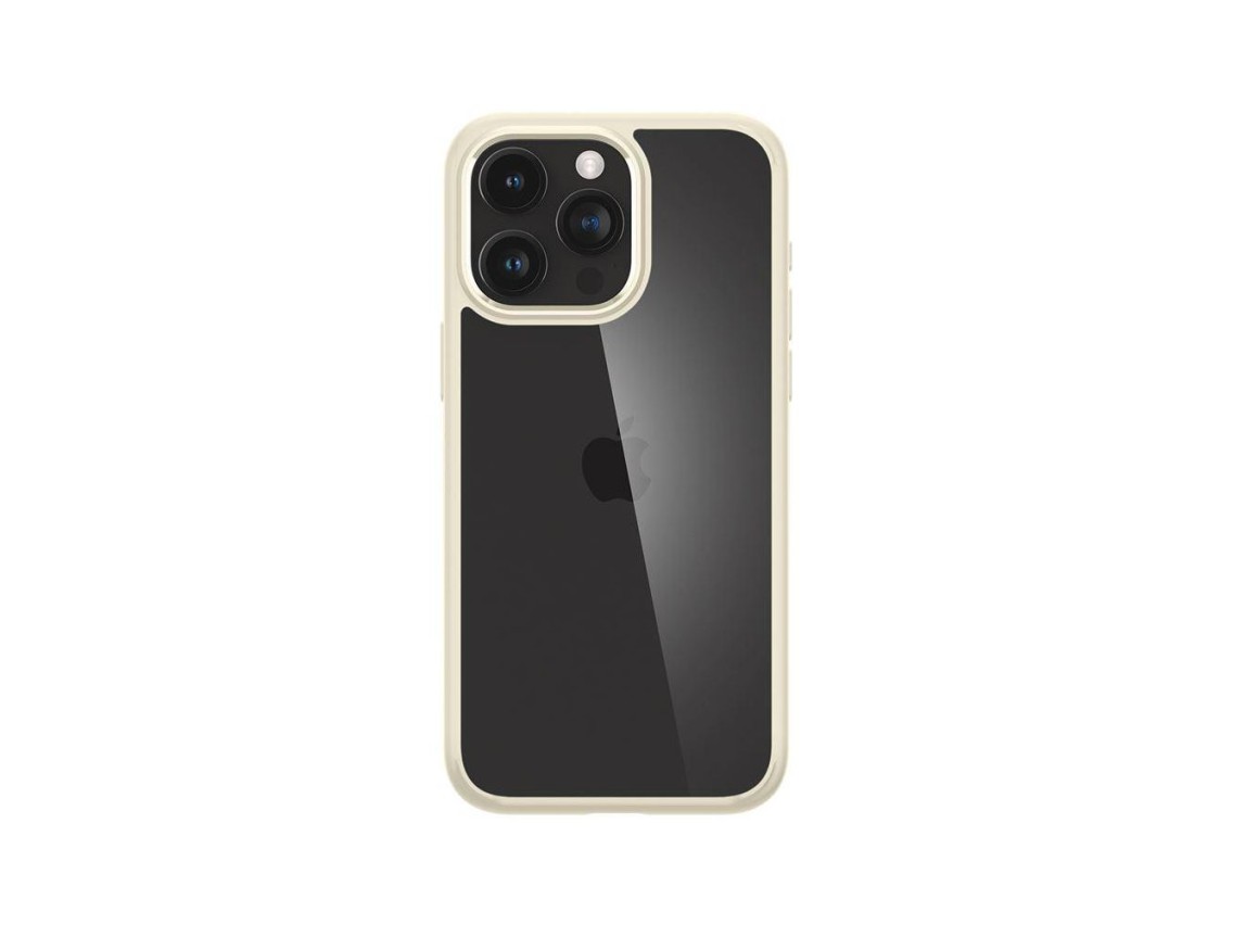 Spigen Crystal Hybrid Case for iPhone 15 Pro Max - Clear Beige