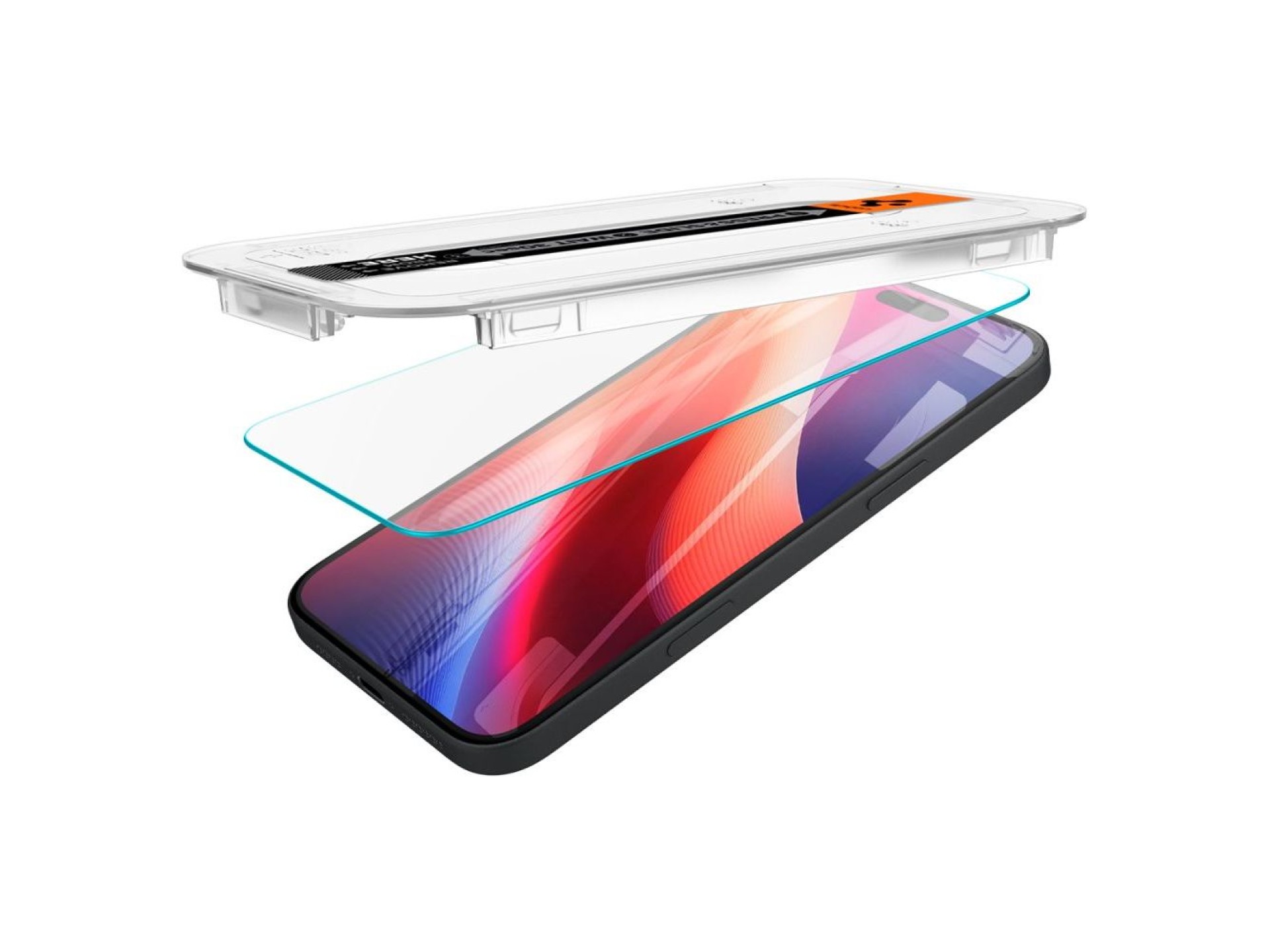 Spigen Glas.tR EZ Fit película de vidro temperado para iPhone 15/16 - 2 unidades.