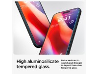 Spigen Glas.tR EZ Fit película de vidro temperado para iPhone 15/16 - 2 unidades. Spigen Glas.tR EZ Fit película de vidro temperado para iPhone 15/16 - 2 unidades.