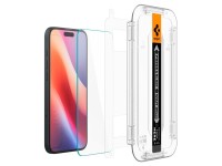 Spigen Glas.tR EZ Fit película de vidro temperado para iPhone 15/16 - 2 unidades. Spigen Glas.tR EZ Fit película de vidro temperado para iPhone 15/16 - 2 unidades.
