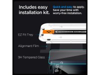 Spigen Glas.tR EZ Fit película de vidro temperado para iPhone 15 Pro - 2 unidades. Spigen Glas.tR EZ Fit película de vidro temperado para iPhone 15 Pro - 2 unidades.
