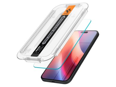 Spigen Glas.tR EZ Fit tempered glass for iPhone 15 / 16 - 2 pcs. Spigen Glas.tR EZ Fit tempered glass for iPhone 15 / 16 - 2 pcs.