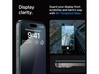 Spigen Glas.tR EZ Fit tempered glass for iPhone 15 Pro Max - 2 pcs. Spigen Glas.tR EZ Fit tempered glass for iPhone 15 Pro Max - 2 pcs.