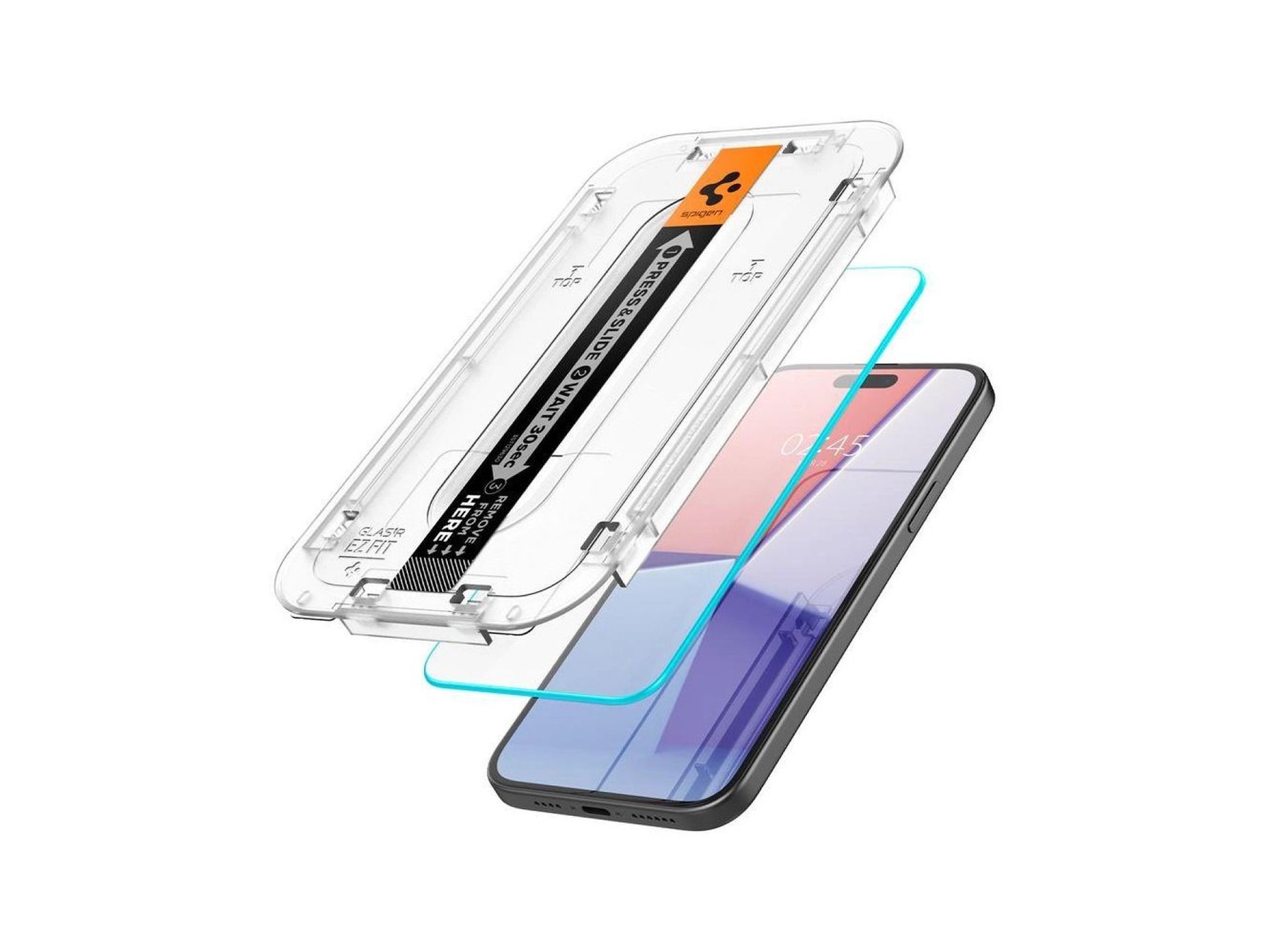 Spigen Glas.tR EZ Fit Película de Vidro Temperado para iPhone 15 Plus / 16 Plus