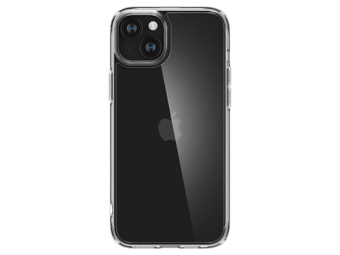 Funda Spigen Ultra Hybrid para iPhone 15 - Transparente