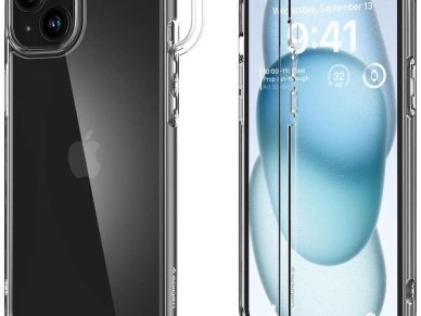 Spigen Ultra Hybrid iPhone 15 Case - Clear Spigen Ultra Hybrid iPhone 15 Case - Clear