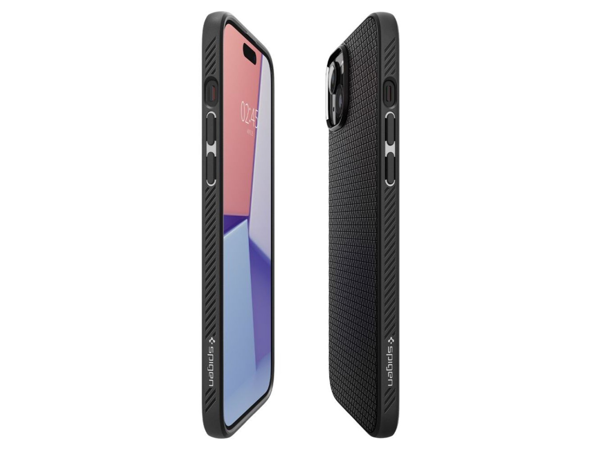 Spigen Liquid Air iPhone 15 Case - Matte Black
