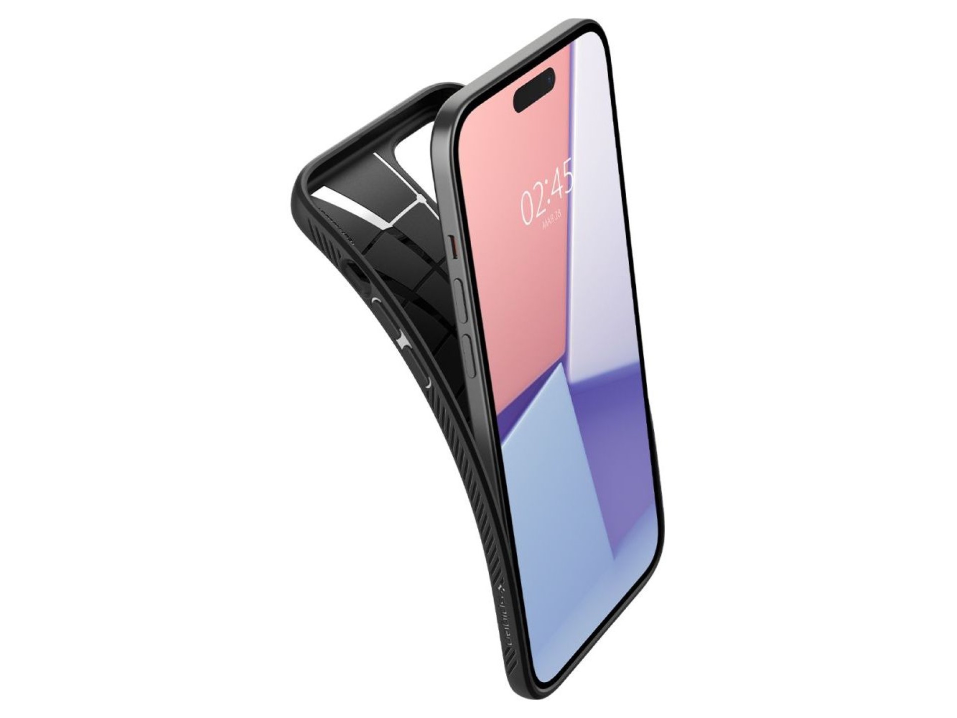 Spigen Liquid Air iPhone 15 Case - Matte Black