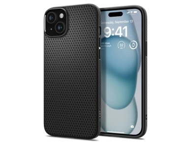 Spigen Liquid Air iPhone 15 Case - Matte Black Spigen Liquid Air iPhone 15 Case - Matte Black