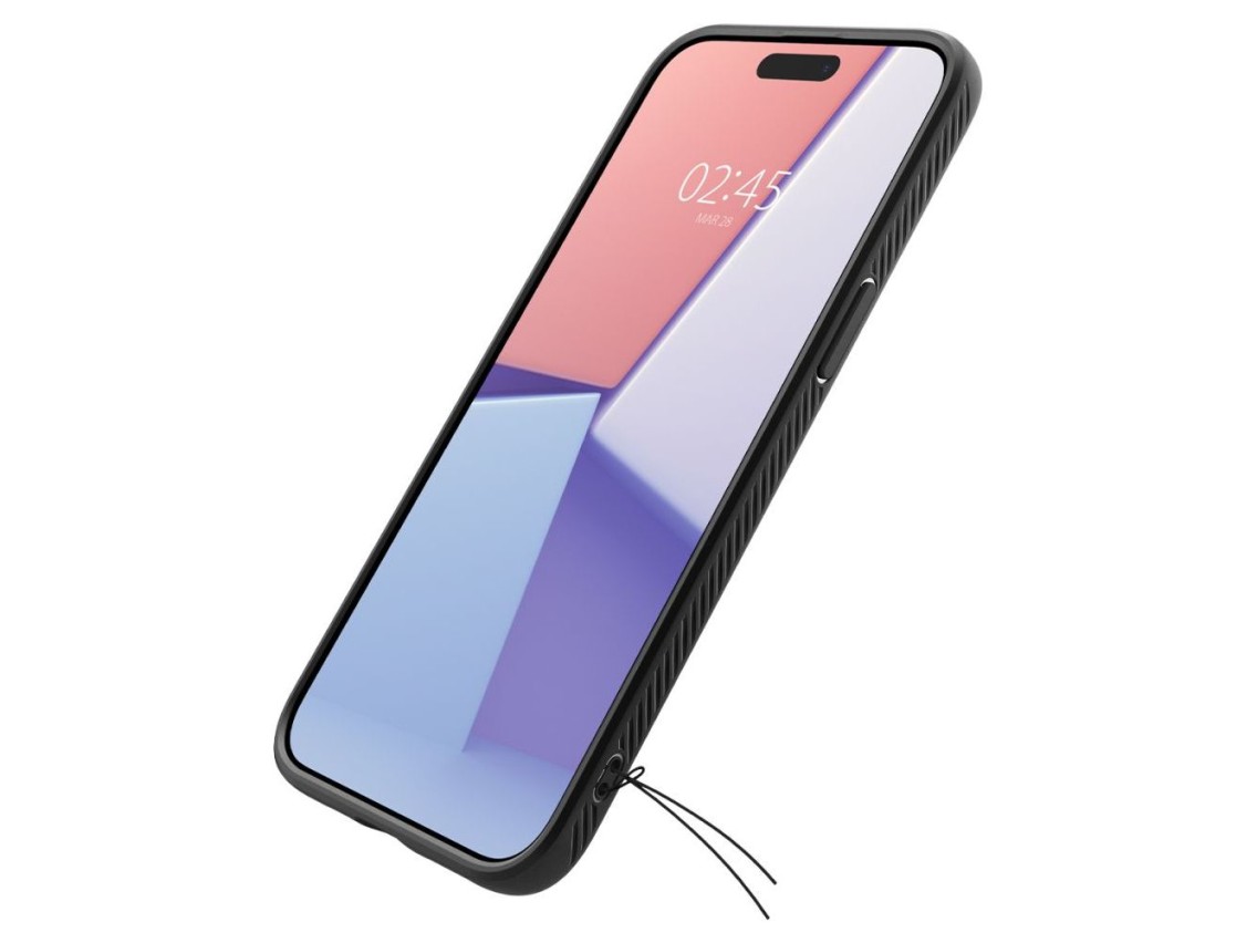 Funda Spigen Liquid Air para iPhone 15 Pro - Negro mate