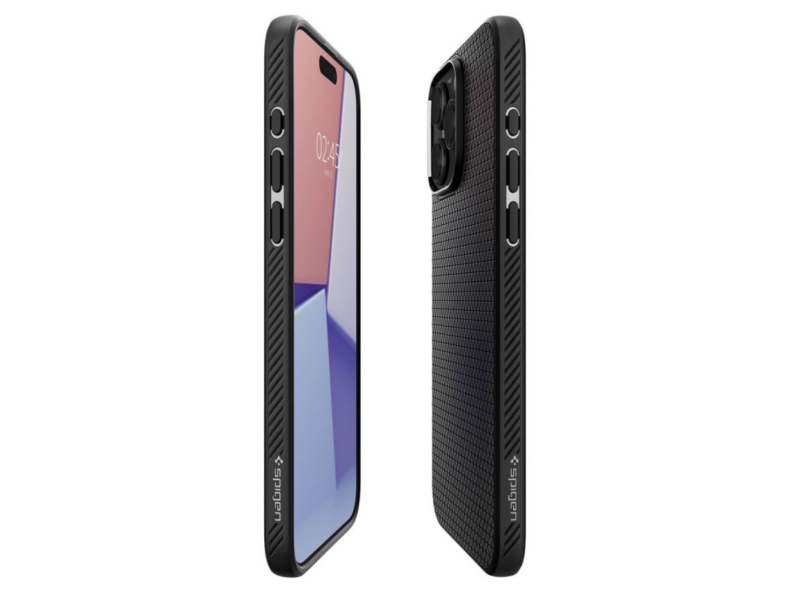 Funda Spigen Liquid Air para iPhone 15 Pro - Negro mate