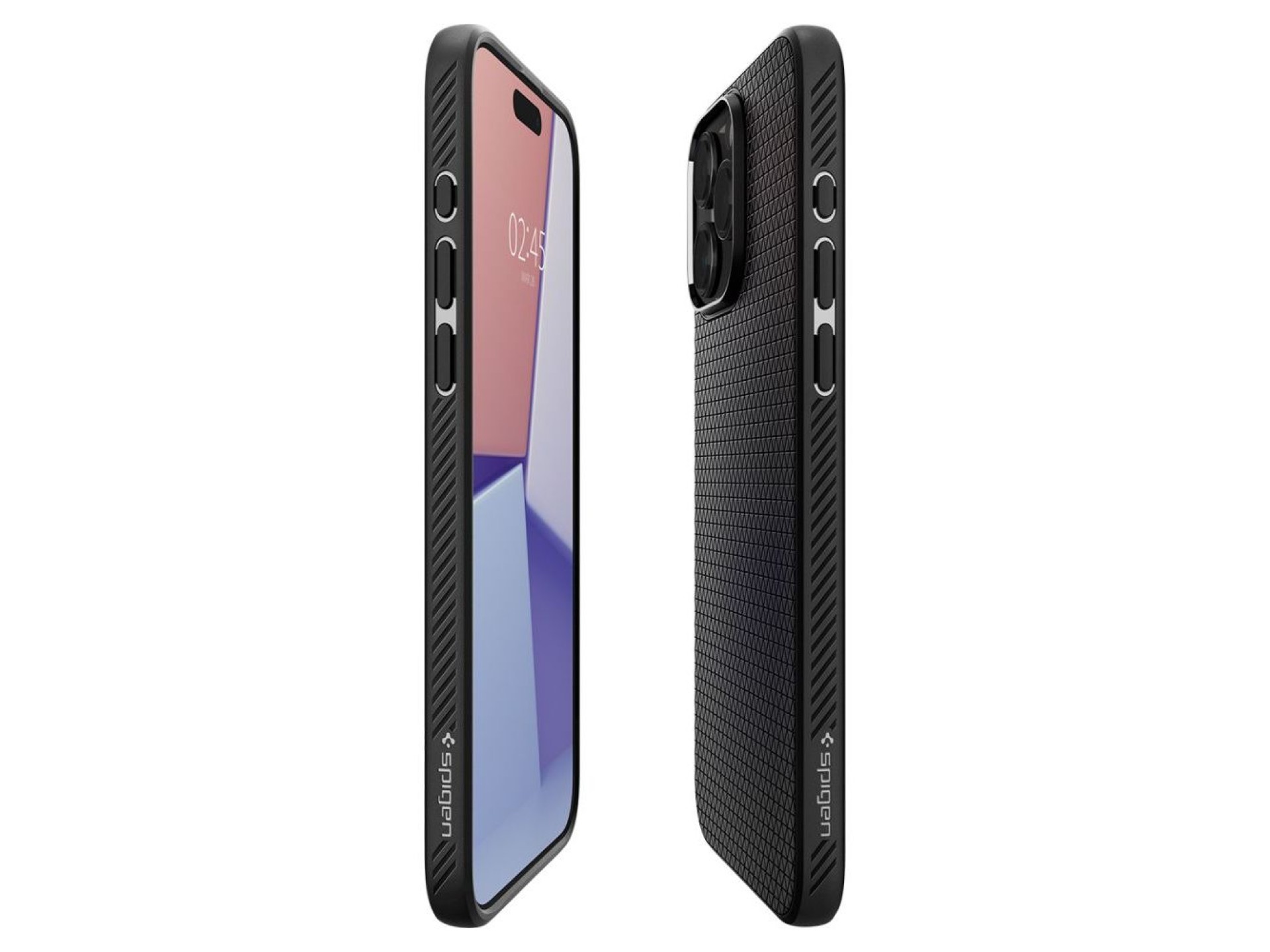 Funda Spigen Liquid Air para iPhone 15 Pro - Negro mate