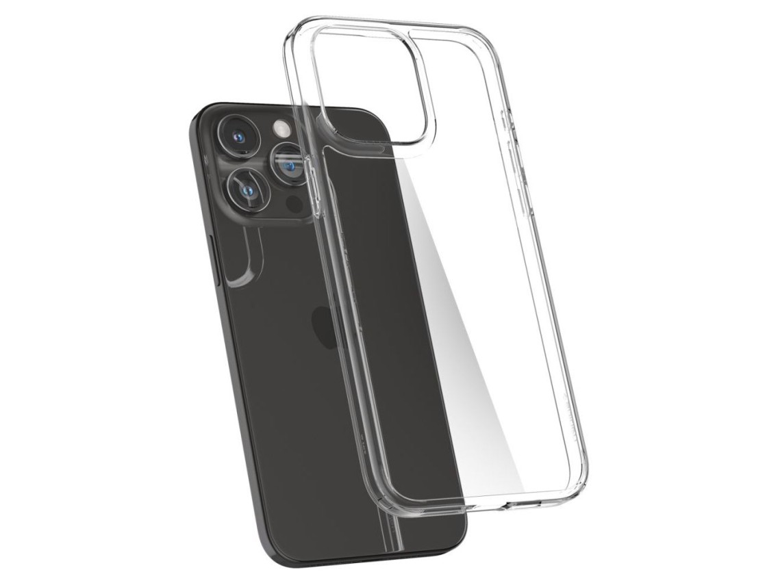 Funda h�brida Spigen Airskin para iPhone 15 Pro - Transparente