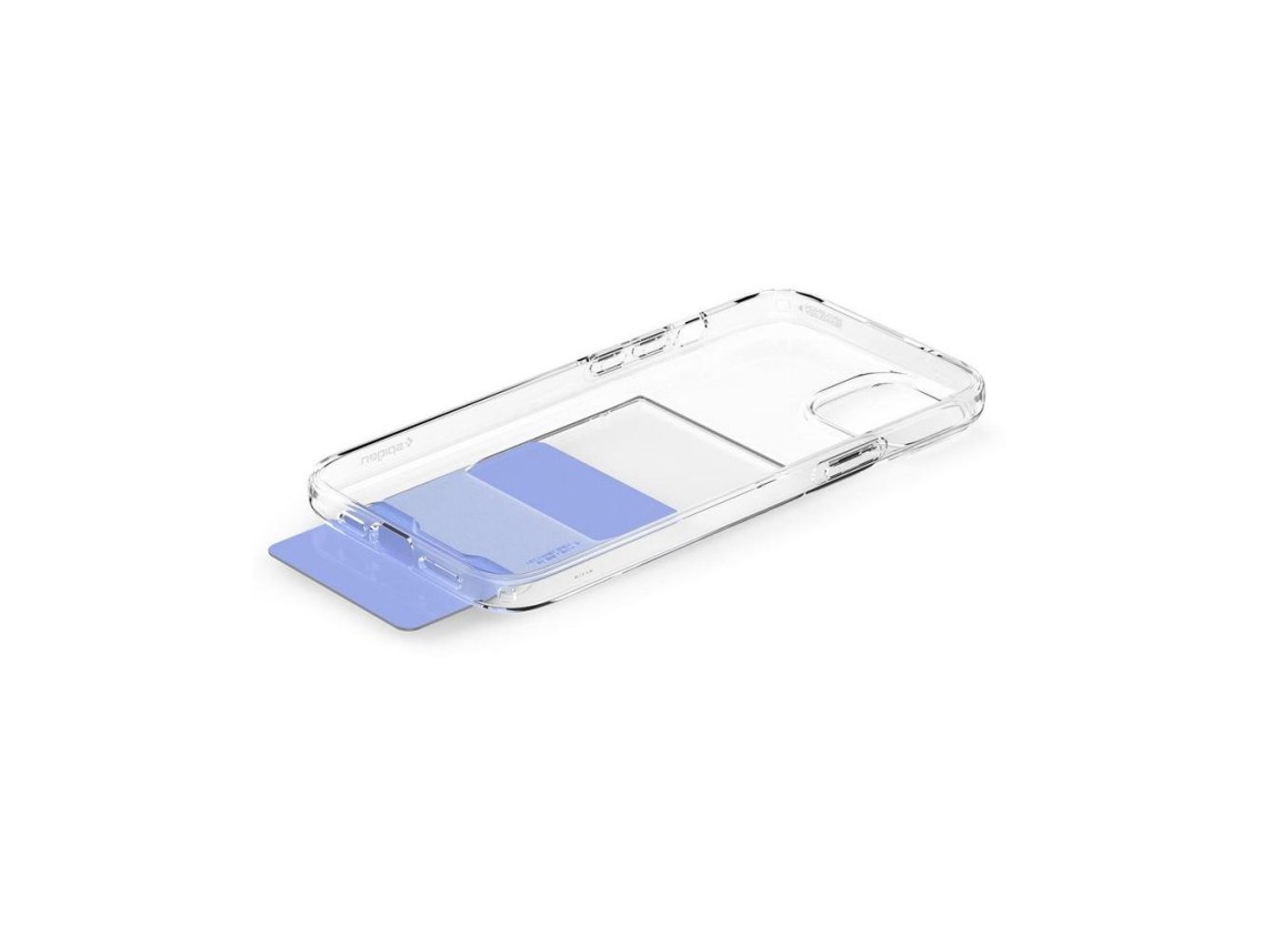 Capa Spigen Crystal Slot para iPhone 15 Plus - Transparente