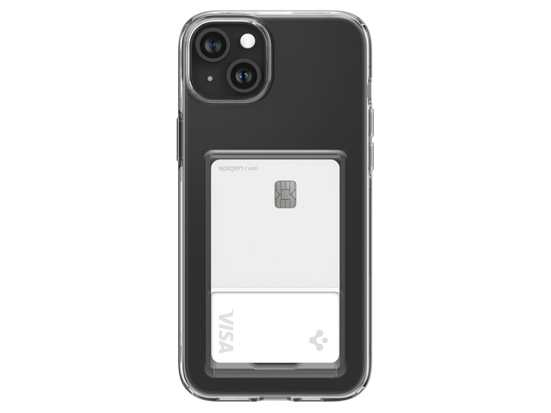 Capa Spigen Crystal Slot para iPhone 15 Plus - Transparente