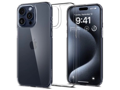 Spigen Airskin Hybrid Case for iPhone 15 Pro - Clear