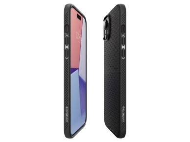 Spigen Liquid Air Case for iPhone 15 Plus - Matte Black Spigen Liquid Air Case for iPhone 15 Plus - Matte Black