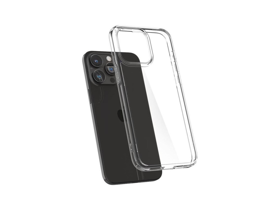 Funda Spigen Crystal Hybrid para iPhone 15 Pro - Transparente