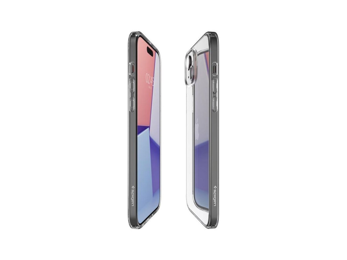 Capa h�brida Spigen Airskin para iPhone 15 Plus - Transparente