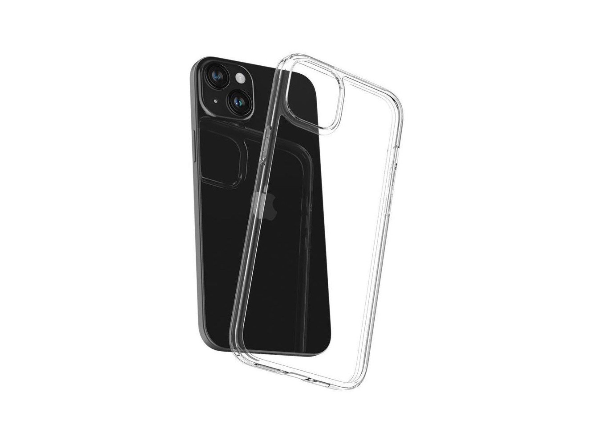 Capa híbrida Spigen Airskin para iPhone 15 Plus - Transparente
