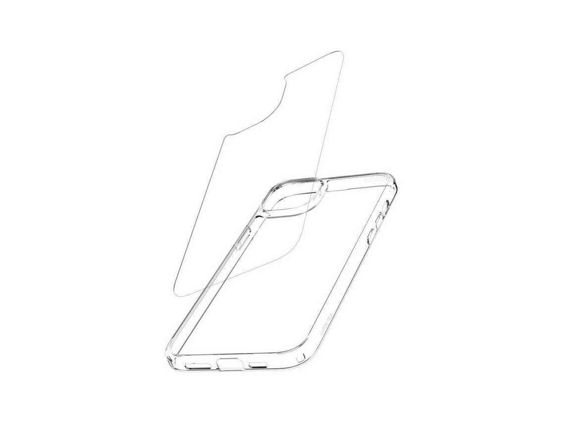 Capa h�brida Spigen Airskin para iPhone 15 Plus - Transparente